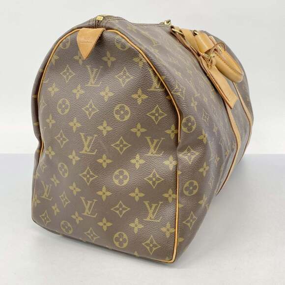 LOUIS VUITTON Authentic Brown Monogram Keepall 50 Boston Bag - Picture 2 of 11